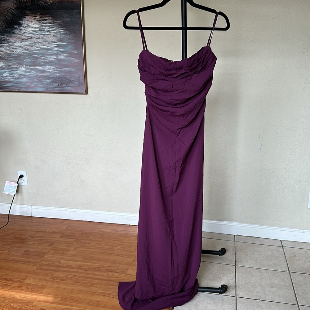 HOUSE OF CB S D-DD 'Lani' Merlot Corset Maxi Dress NWOT size S - Picture 4 of 15